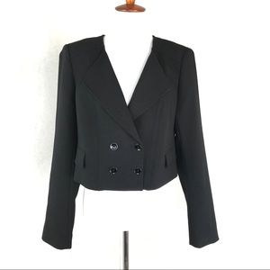White House Black Market Blazer Cropped Double